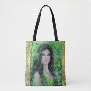 Green Peridot mermaid von Renee Lavoie