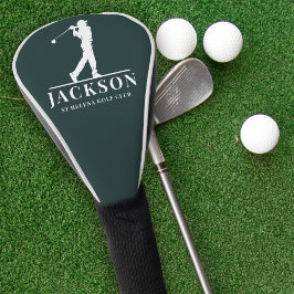 Green Personalisiert Monogram Golf Swing Headcover