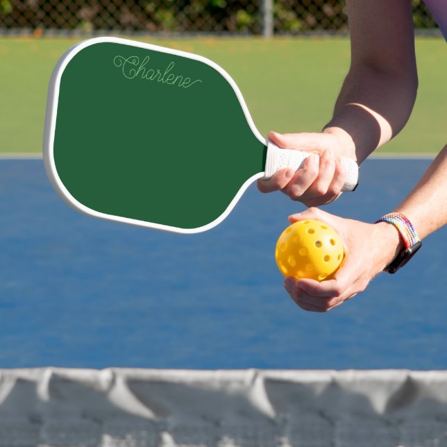 Green Personalisiert Pickleball Paddle (InSitu)