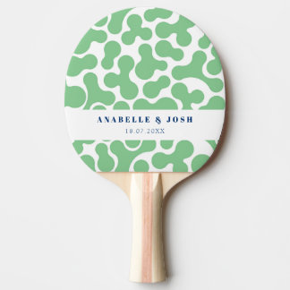 Green Personalisiert Ping Pong Paddle Tischtennis Schläger
