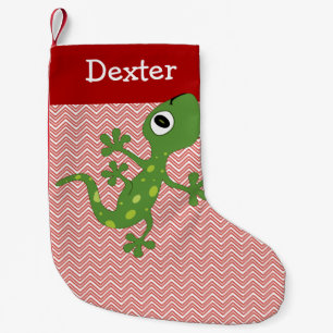 Green Pet Lizard Weihnachts-Strumpf Kleiner Weihnachtsstrumpf