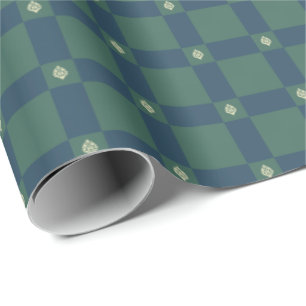 Green-Petrol-Logo Geschenkpapier