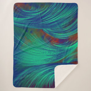 Green - Phoenix Feathers Sherpadecke