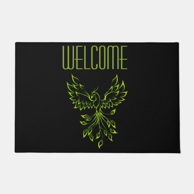 Green Phoenix Fußmatte (Vorderseite)