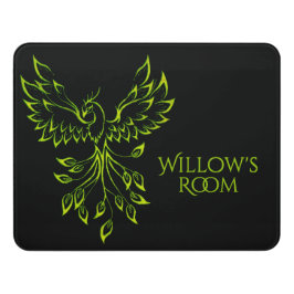 Green Phoenix Türschild
