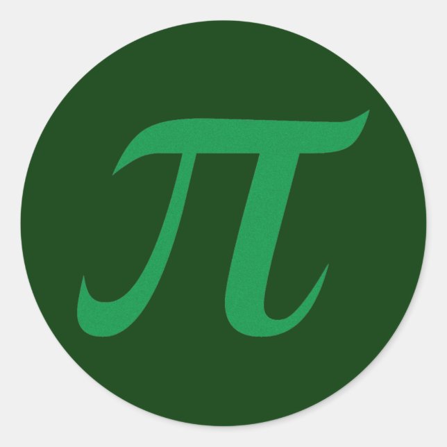 Green Pi Sticker (Vorderseite)