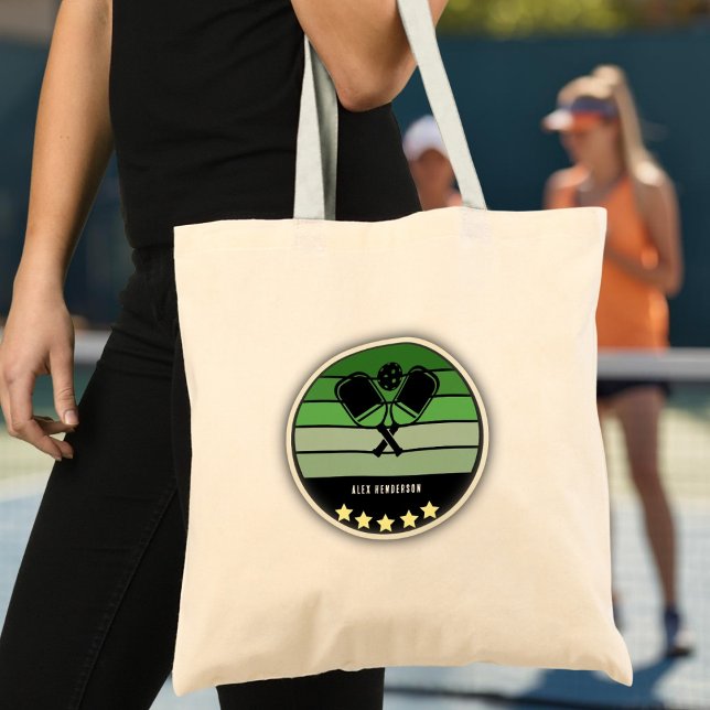 Green Pickleball Paddle Tragetasche (Green Pickleball Paddle Tote Bag)