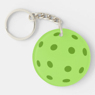Green Pickleball Schlüsselanhänger