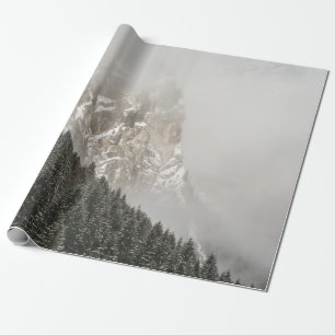 GREEN PINE BÄUME GESCHENKPAPIER