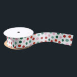 Green Pink Christmas Polka Dots Satinband<br><div class="desc">Dieses weihnachtliche Polka Dots Satin Ribbon zeichnet sich durch ein lustiges und modernes Muster mit Ferienfarben aus, ideal, um jedem Geschenkpapier eine Touch Farbe hinzuzufügen. Ein einfaches Muster aus rosa, grün, mint und roten Polka Punkten, die Freude und Farbe in Ihre Urlaubsstipenverpackung einbringen. Original Design von Ana Garza/Kardz Studio Designs....</div>