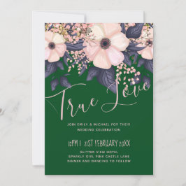 Green Pink Floral Wedding Budget