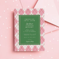 Green Pink Raute Golf Swing Brautparty
