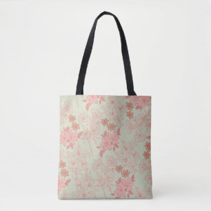 Green Pink Retro Y2K 70er Blume Muster
