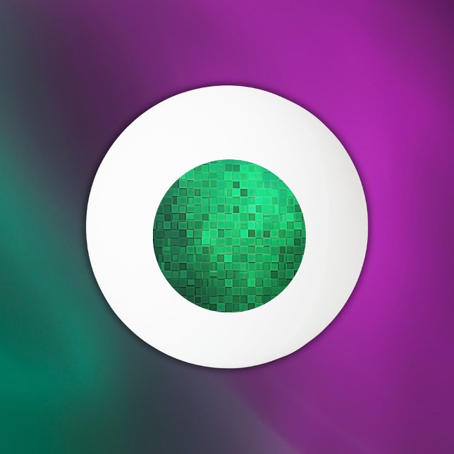 Green Pixel Art | Three Star Pong Pong Ball Tischtennisball (Von Creator hochgeladen)