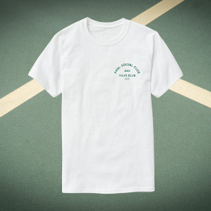 Green PKBL Social Club Wappen Pickleball T - Shirt