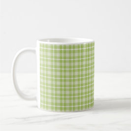 Green Plaid Mug Kaffeetasse