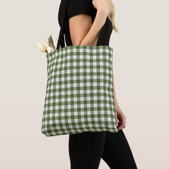 Green Plaid Pattern Tote (Von Creator hochgeladen)