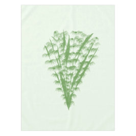 Green plant in the shape of a bouquet. tischdecke