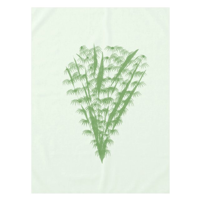 Green plant in the shape of a bouquet. tischdecke (Vorderseite)