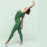 Green Polka Dot Leggings<br><div class="desc">Grüne Polka Punkt Leggings</div>