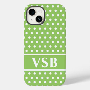 Green Polka Dots Case-Mate iPhone Hülle
