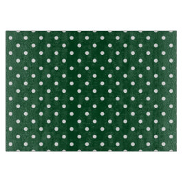 Green Polka Dots Cutting Board Schneidebrett