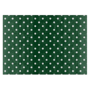 Green Polka Dots Cutting Board Schneidebrett