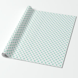 Green Polka Dots Mustermuster Mustermuster Illustr Geschenkpapier