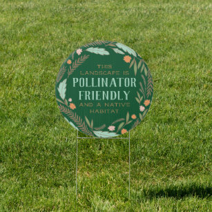 Green Pollinator Friendly Landscape Yard Gartenschild