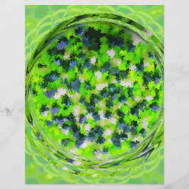 Green Potpourri Bulk Scrapbook Paper Pages Flyer