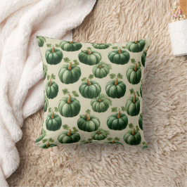 Green Pumpkin Autumn Zuhause Design Throw Kissen