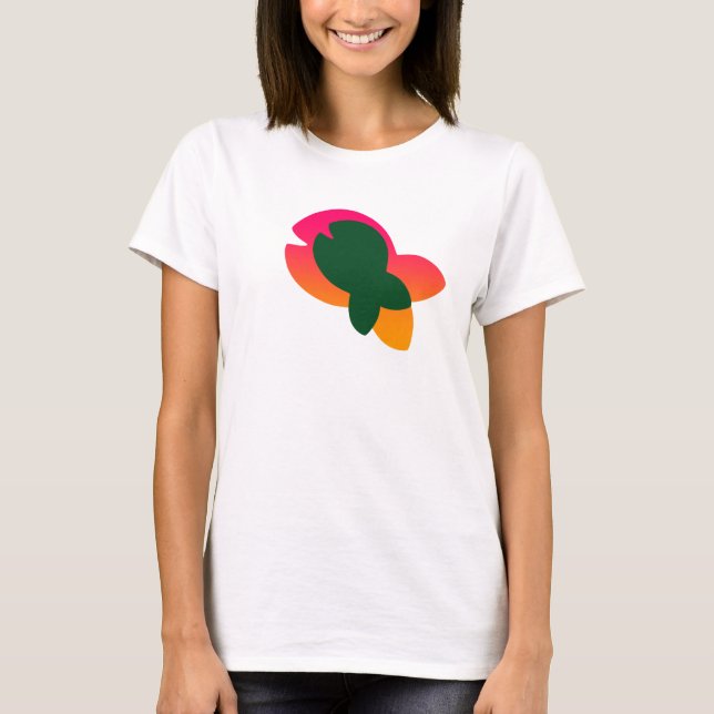 Green Rainbow Fish Logo T-Shirt (Vorderseite)