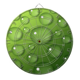 Green Raindrop Muster Dartscheibe