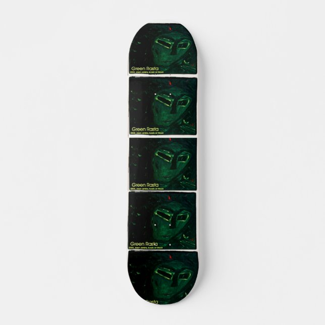 GREEN RASTA SKATEBOARD (Vorne)