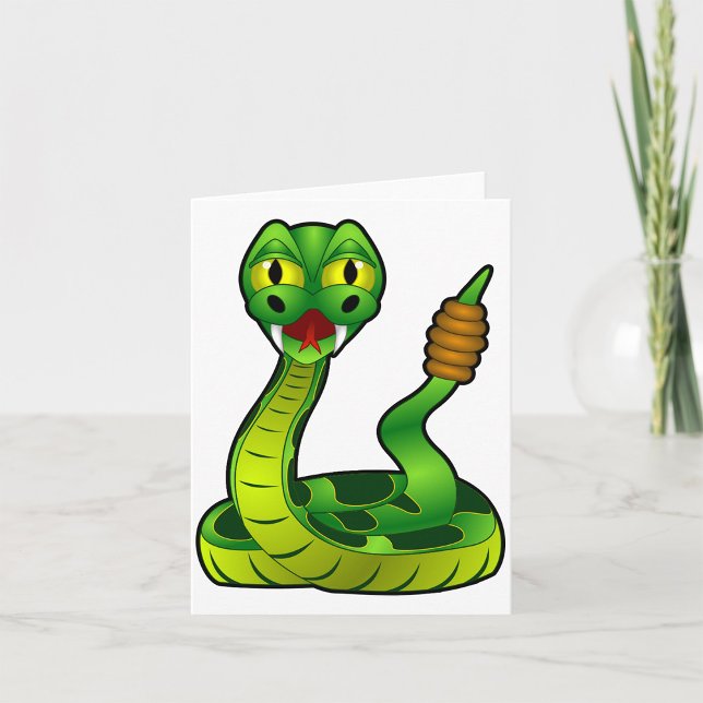 Green Rattlesnake Mitteilungskarten (Von Creator hochgeladen)