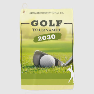 Green Realistic Golf Turnier Golfhandtuch