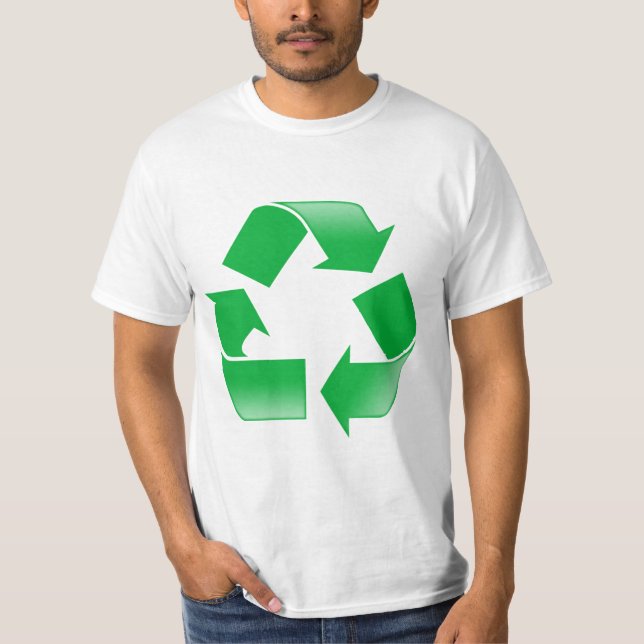 GREEN RECYCLE SYMBOL T-Shirt (Vorderseite)