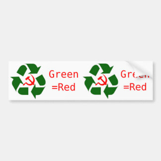 Green=Red Autoaufkleber