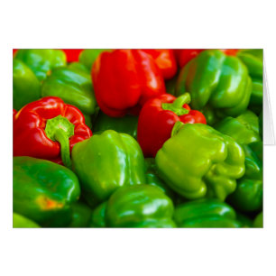 Green Red Bell Paprikaschoten City Farmer's Market