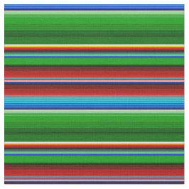 Green Red Blue Mexican Sarape Stoff