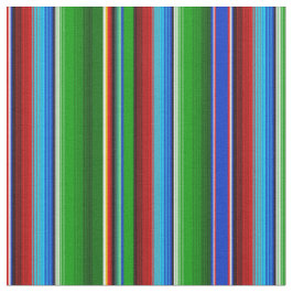 Green Red Blue Mexican Sarape Stoff