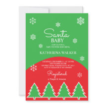 Green Red Christmas Baby Shooting Snowflake Muster