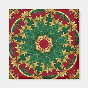 Green Red Decoration Weihnachtsmagnet Magnet