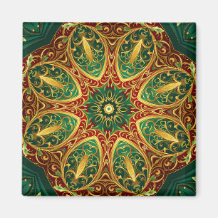 Green Red Gold Decoration Weihnachtsmagnet Magnet