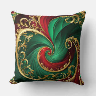 Green Red Gold Decorative Weihnachtskopfkissen Kissen