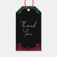Green & Red Lace Elegante Fiesta Wedding