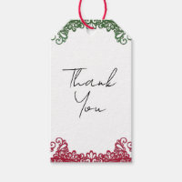 Green & Red Lace Elegante Fiesta Wedding