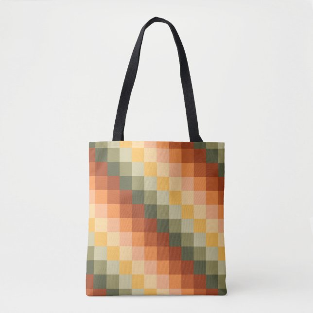 GREEN RED ORANGE YELLOW GEOMETRIC PATTERS (Vorderseite)