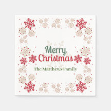 Green Red Snowflakes Weihnachten