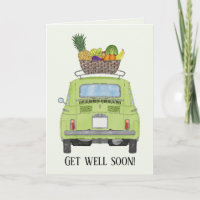 Green Retro Fiat 500 Erhalten Sie sich gut